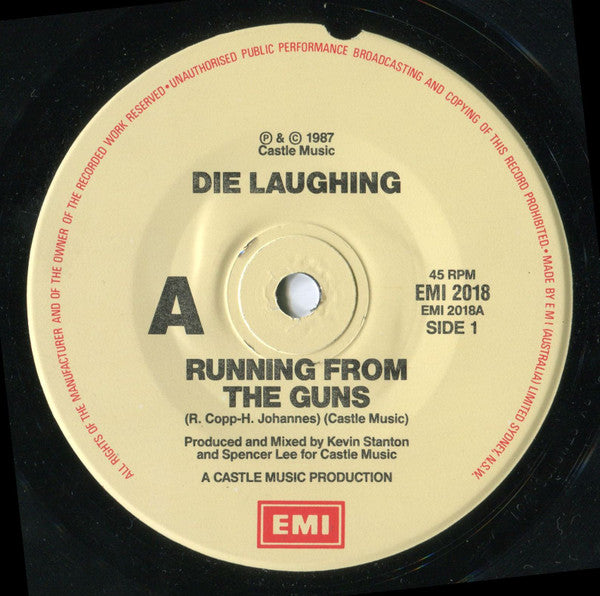 Die Laughing – Running From The Guns 7" vinyl record, image 1 of 4