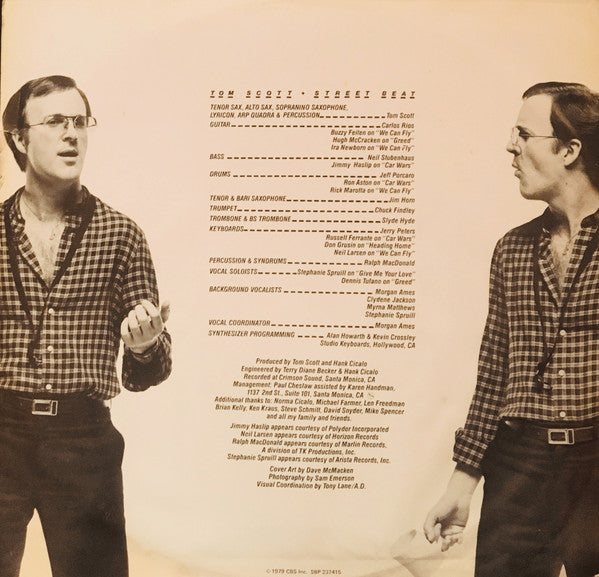 Tom Scott – Street Beat LP vinyl record, image 4 of 6