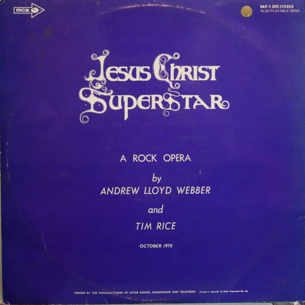 Andrew Lloyd Webber, Tim Rice – Jesus Christ Superstar (A Rock Opera) (2xLP) LP vinyl record, image 4 of 8
