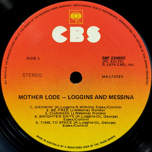 Loggins And Messina – Mother Lode LP vinyl record, image 3 of 4