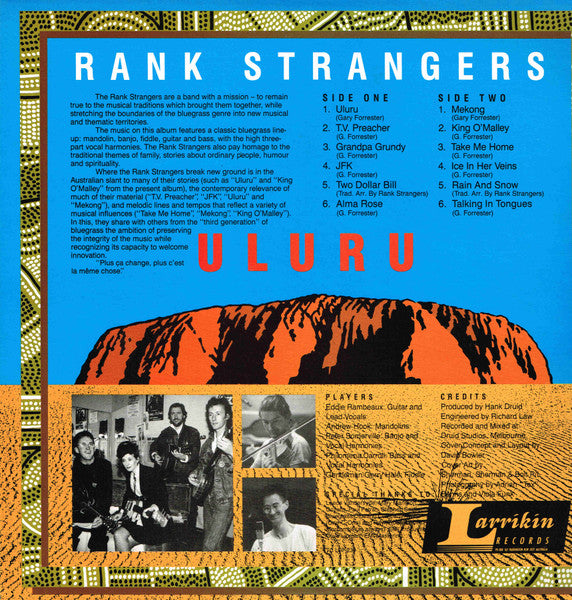 The Rank Strangers – Uluru LP vinyl record, image 2 of 4