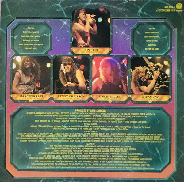 Keel – The Final Frontier LP vinyl record, image 2 of 4