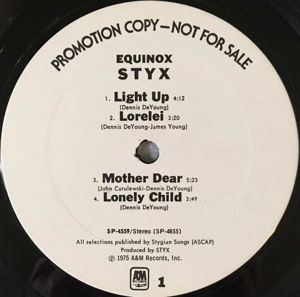 Styx – Equinox LP vinyl record, image 3 of 6