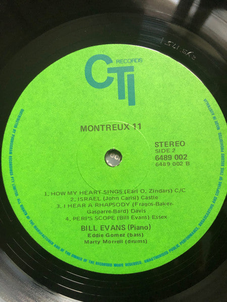 Bill Evans – Montreux II LP vinyl record, image 4 of 4