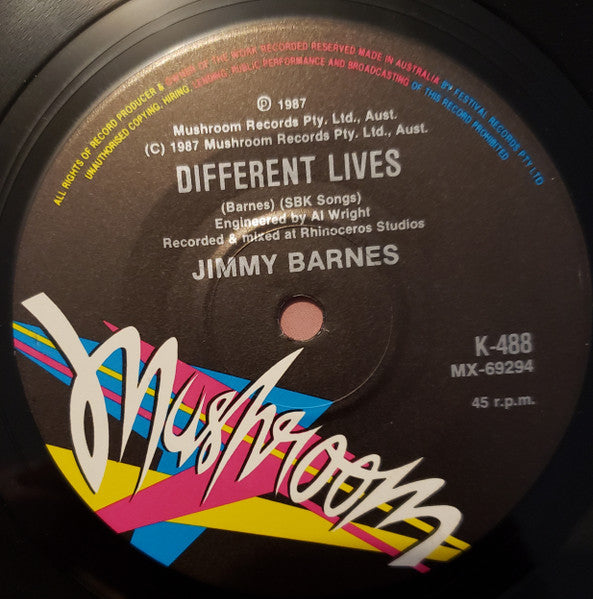 Jimmy Barnes – Driving Wheels 7" vinyl record, image 3 of 6