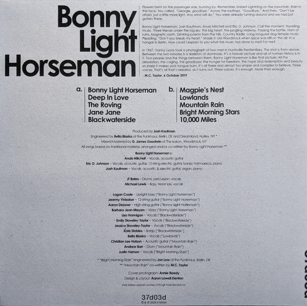 Bonny Light Horseman – Bonny Light Horseman LP vinyl record, image 2 of 6
