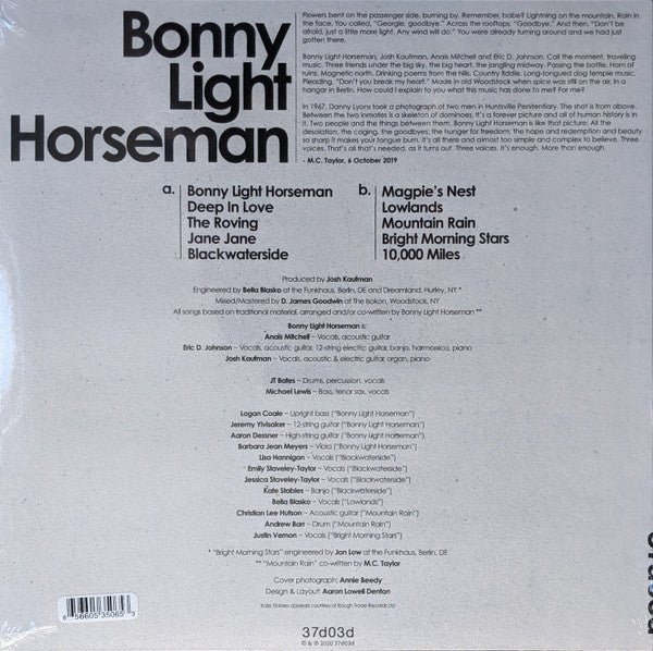 Bonny Light Horseman – Bonny Light Horseman LP vinyl record, image 6 of 6