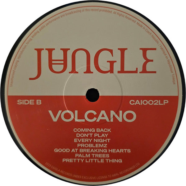 Jungle – Volcano LP vinyl record, image 5 of 8