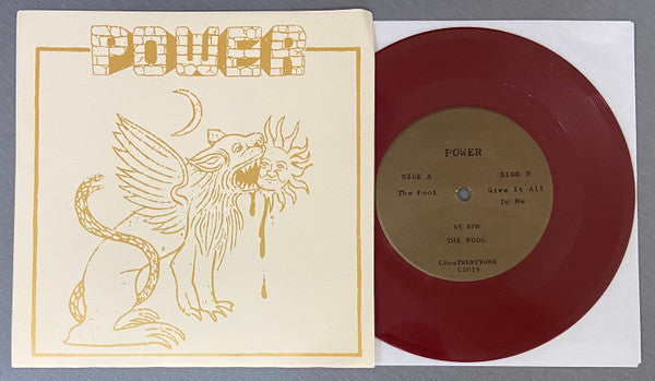 Power – The Fool 7" vinyl record, image 1 of 2