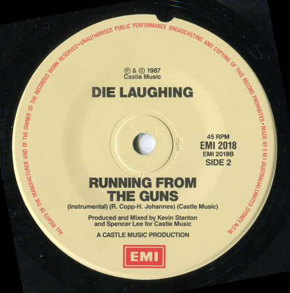 Die Laughing – Running From The Guns 7" vinyl record, image 2 of 4