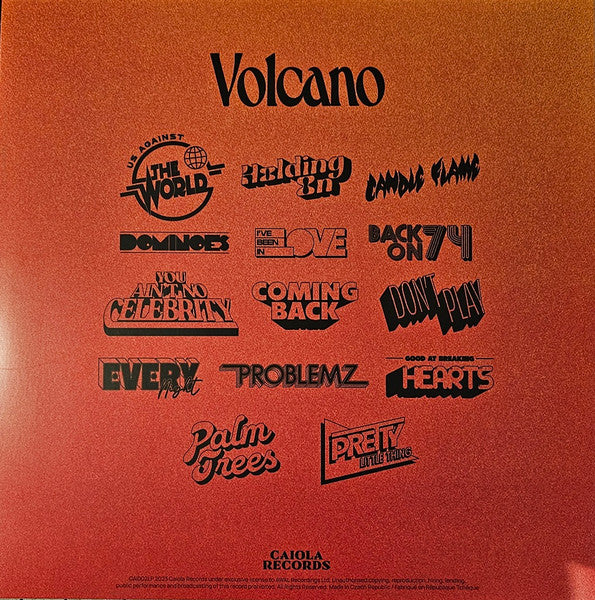 Jungle – Volcano LP vinyl record, image 3 of 8