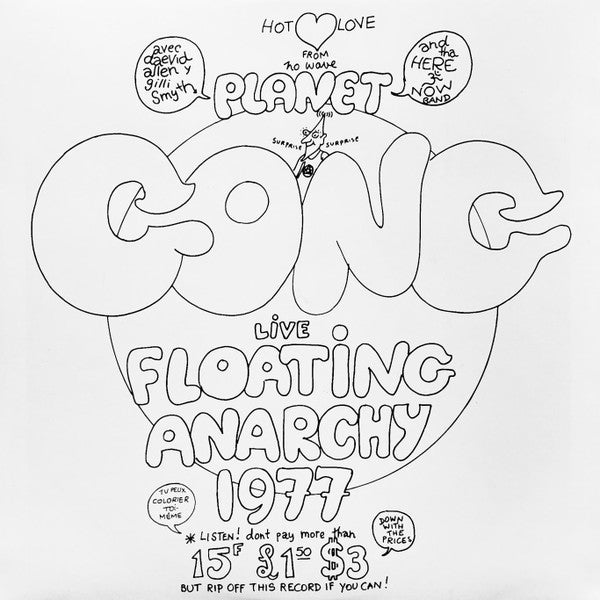 Planet Gong – Live Floating Anarchy 1977 LP vinyl record, image 3 of 6