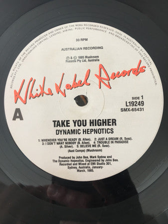 The Dynamic Hepnotics – Take You Higher LP vinyl record, image 3 of 4