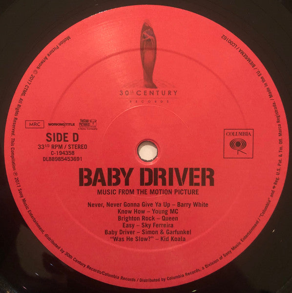 Various – Baby Driver (Music From The Motion Picture) (2xLP) LP vinyl record, image 9 of 10