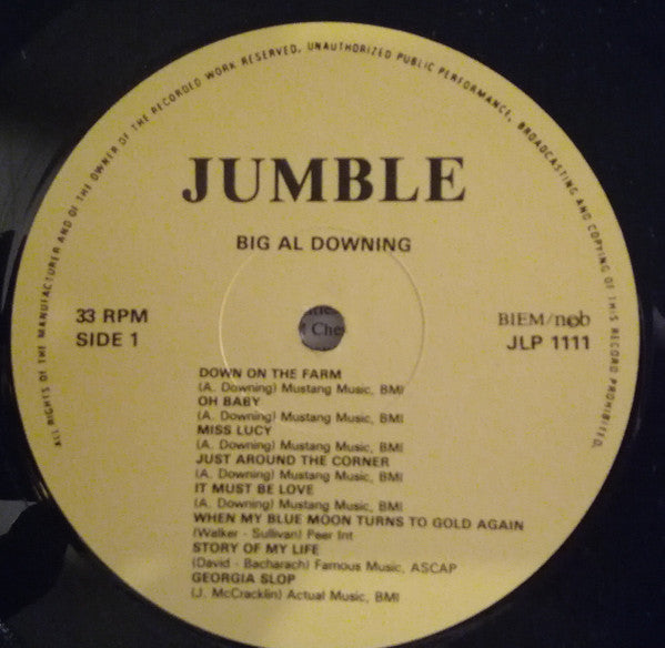 Al Downing – Big Al Downing And The Poe-Kats LP vinyl record, image 3 of 4