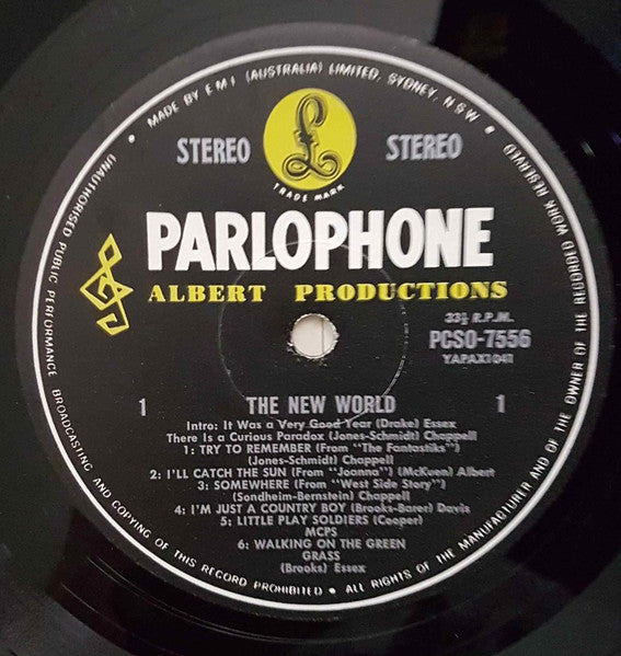 New World – The New World LP vinyl record, image 3 of 3