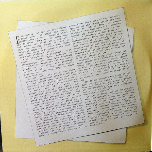 Various – Dear Anyone... LP vinyl record, image 2 of 9