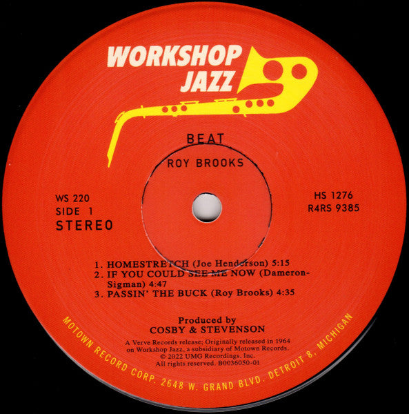 Roy Brooks – Beat LP vinyl record, image 3 of 6