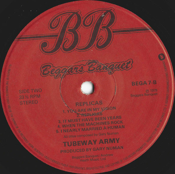 Tubeway Army – Replicas LP vinyl record, image 4 of 10
