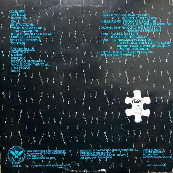 The Beatnigs – The Beatnigs LP vinyl record, image 2 of 10