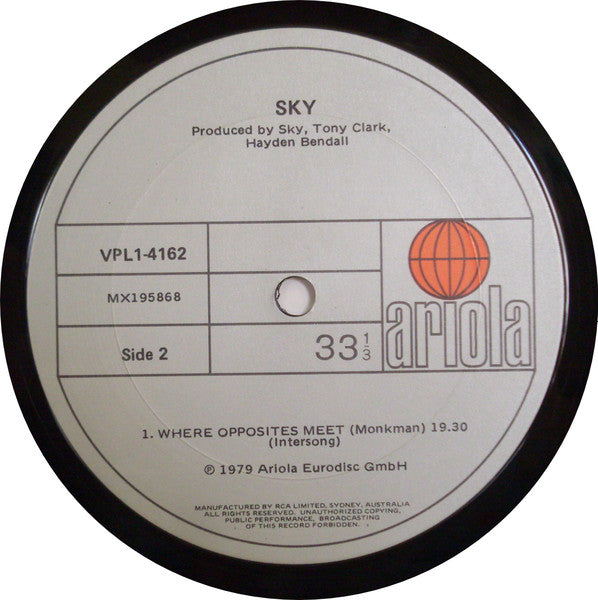 Sky – Sky LP vinyl record, image 4 of 6