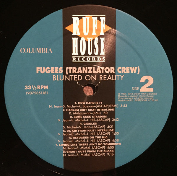 Fugees – Blunted On Reality LP vinyl record, image 6 of 6