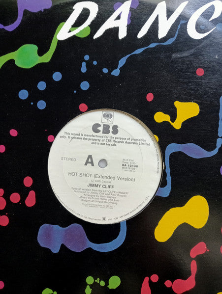 Jimmy Cliff – Hot Shot 12" vinyl record, image 2 of 4