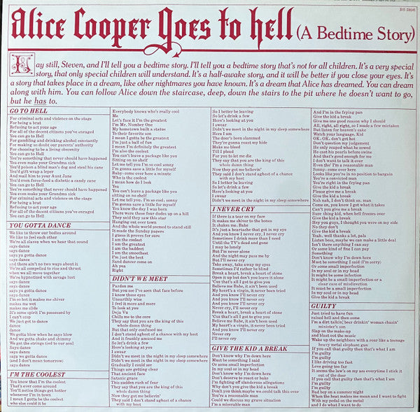 Alice Cooper – Alice Cooper Goes To Hell LP vinyl record, image 4 of 9
