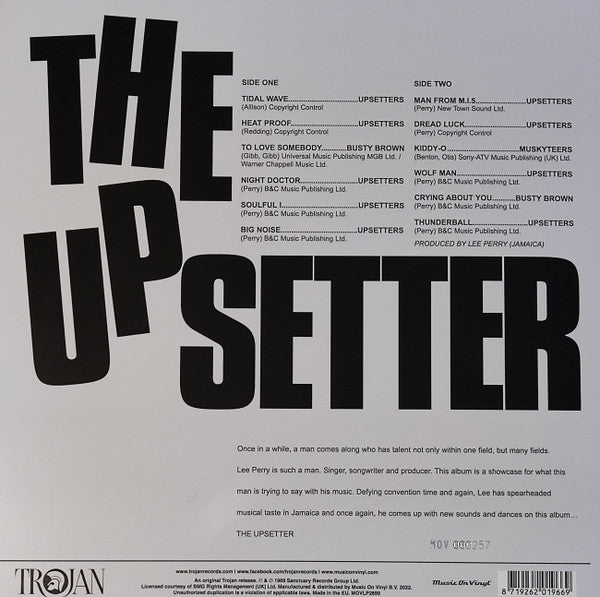 Various – The Upsetter LP vinyl record, image 2 of 2