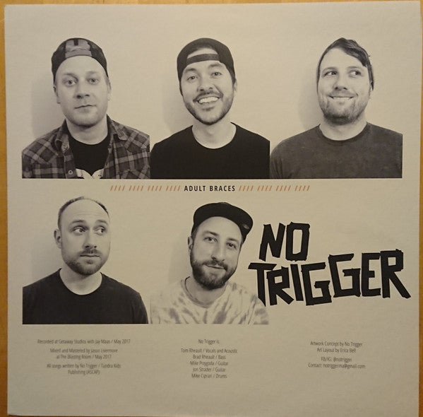 No Trigger – Adult Braces 12" vinyl record, image 5 of 5