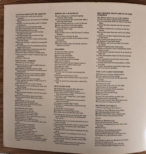 James Taylor – Mud Slide Slim And The Blue Horizon LP vinyl record, image 3 of 6