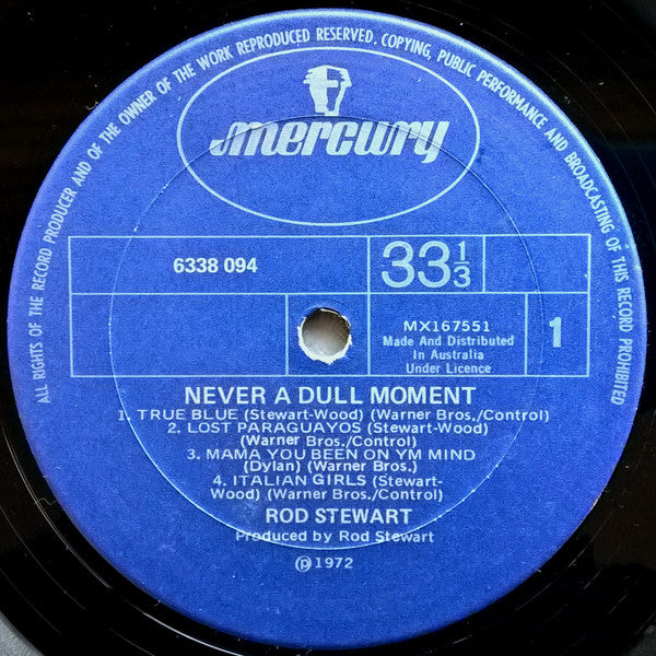 Rod Stewart – Never A Dull Moment LP vinyl record, image 3 of 8