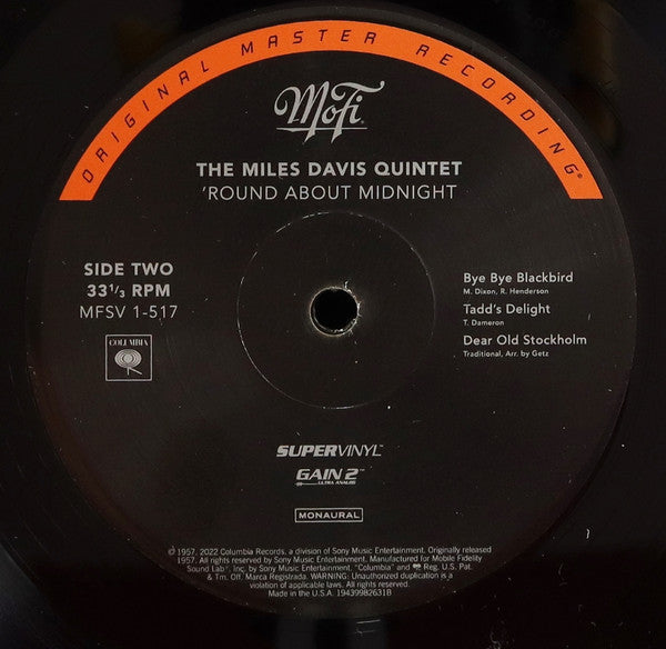 Miles Davis – 'Round About Midnight LP vinyl record, image 4 of 4