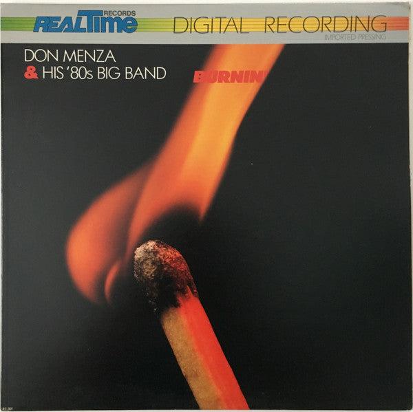 Don Menza & His '80s Big Band – Burnin' LP vinyl record, image 1 of 8