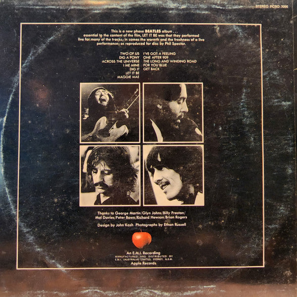 The Beatles – Let It Be LP vinyl record, image 2 of 4
