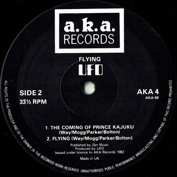 UFO – Flying LP vinyl record, image 4 of 4