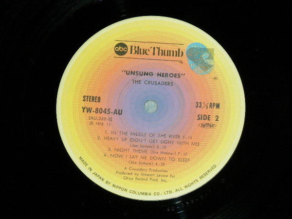 The Crusaders – Unsung Heroes LP vinyl record, image 5 of 6