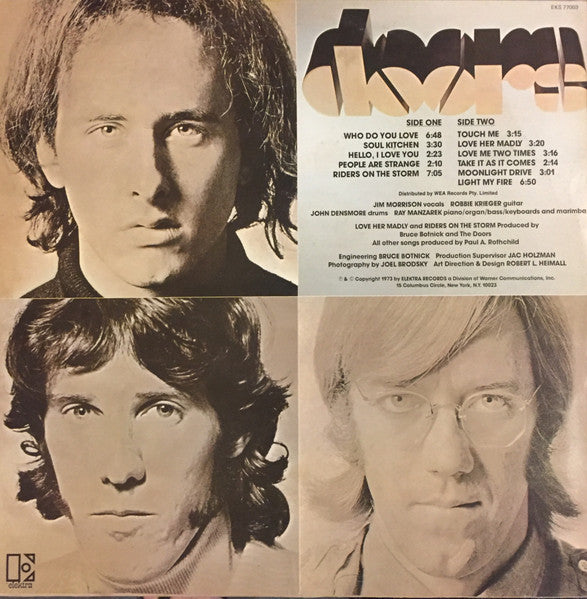 The Doors – The Best Of Doors LP vinyl record, image 2 of 4
