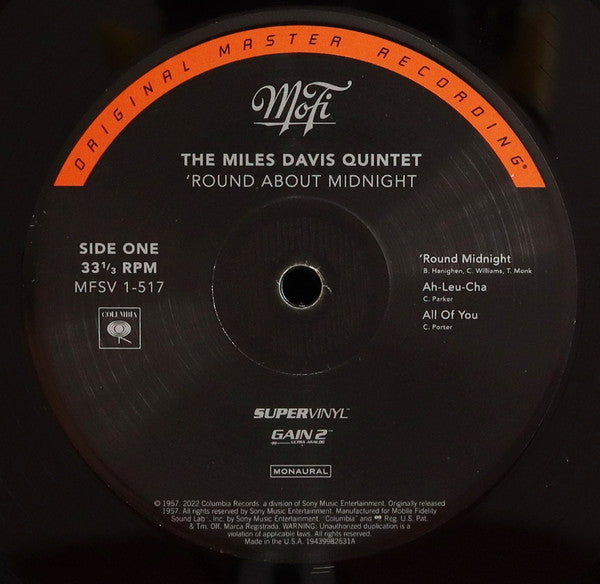 Miles Davis – 'Round About Midnight LP vinyl record, image 3 of 4