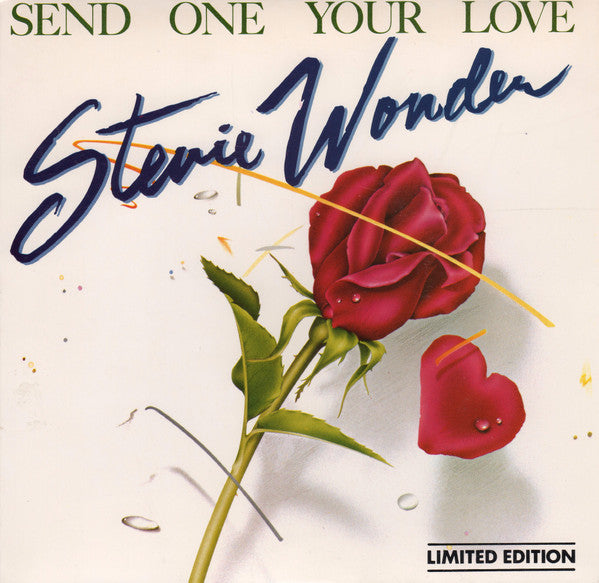 Stevie Wonder – Send One Your Love 7" vinyl record, image 1 of 4