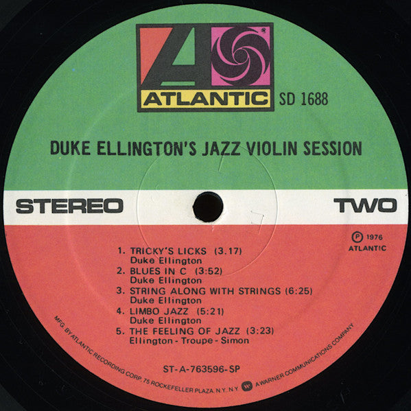 Duke Ellington – Duke Ellington's Jazz Violin Session LP vinyl record, image 4 of 4