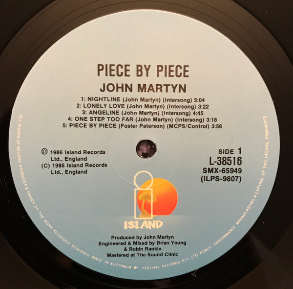 John Martyn – Piece By Piece LP vinyl record, image 5 of 6