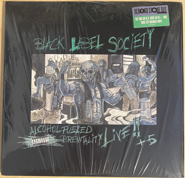 Black Label Society – Alcohol Fueled Brewtality Live!! + 5 (2xLP) LP vinyl record, image 3 of 5