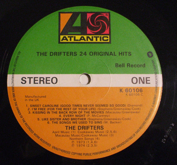 The Drifters – 24 Original Hits LP vinyl record, image 5 of 7