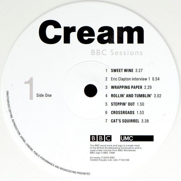 Cream – BBC Sessions LP vinyl record, image 5 of 10