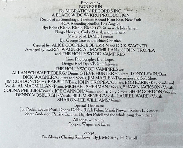 Alice Cooper – Alice Cooper Goes To Hell LP vinyl record, image 3 of 9