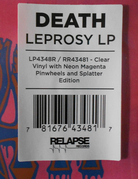 Death – Leprosy LP vinyl record, image 10 of 10