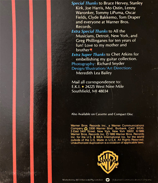 Earl Klugh – Life Stories LP vinyl record, image 4 of 6