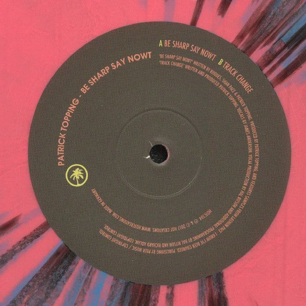 Patrick Topping – Be Sharp Say Nowt 12" vinyl record, image 2 of 3