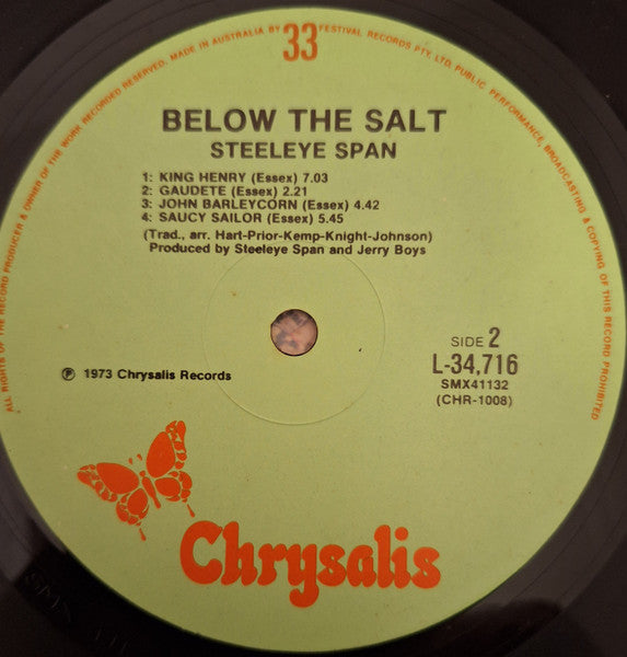 Steeleye Span – Below The Salt LP vinyl record, image 5 of 7